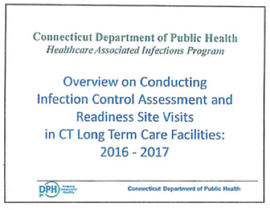 CDPH Infection Control Assessment