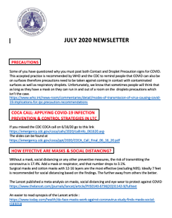 ICNC Newsletter, July 2020