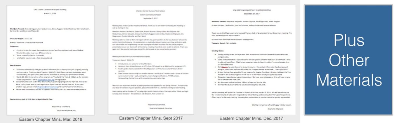 Chapter Mins.
