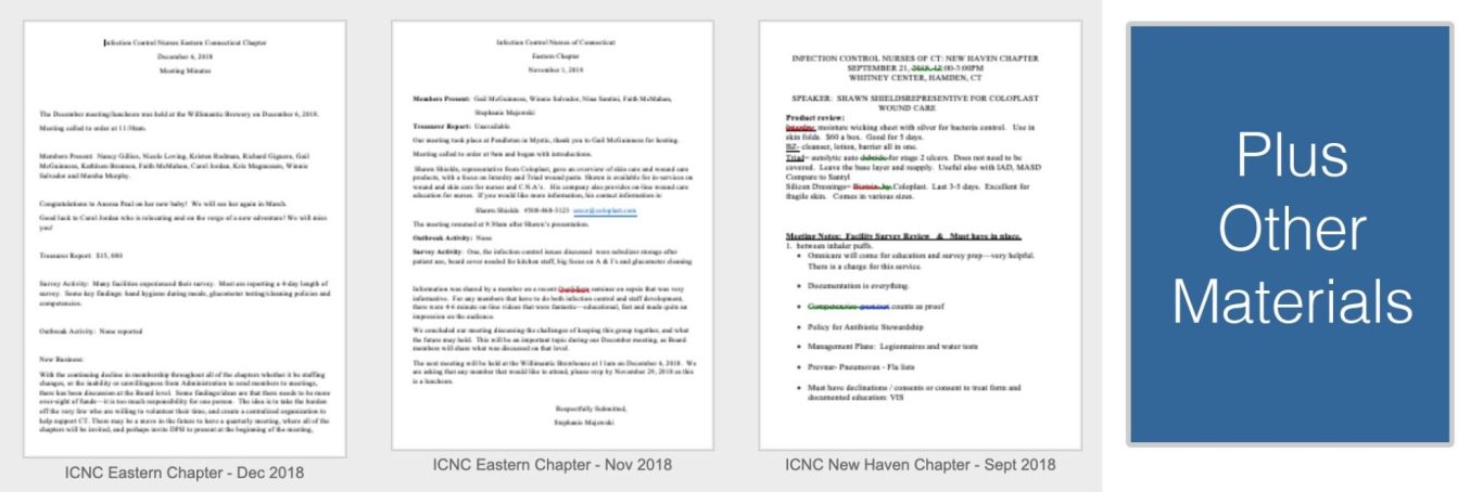 ICNC 2018 Chapter Mins