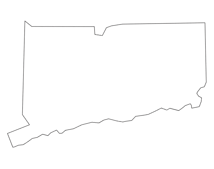 Connecticut Map Outline